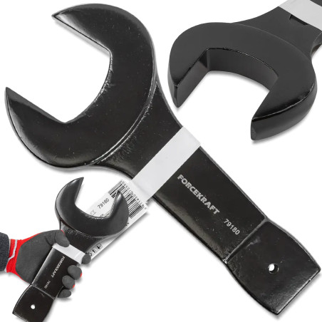 FORCEKRAFT Klucz PŁASKI udarowy do PODBIJANIA 80mm 395mm Cr-Mo
