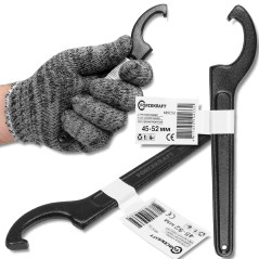 FORCEKRAFT Klucz HAKOWY promieniowy UDAROWY 45-52mm Cr-Mo