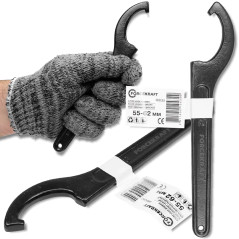 FORCEKRAFT Klucz HAKOWY promieniowy UDAROWY 55-62mm Cr-Mo