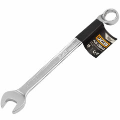 JCB Klucz PŁASKO-OCZKOWY odgięty o 75 STOPNI 16mm STAL CR-V dwustronny