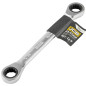 JCB Klucz OCZKOWY dwustronny z GRZECHOTKĄ 14x15mm Cr-V 12-KĄTNY