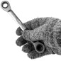 JCB Klucz OCZKOWY dwustronny z GRZECHOTKĄ 12x13mm Cr-V 12-KĄTNY