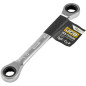 JCB Klucz OCZKOWY dwustronny z GRZECHOTKĄ 12x13mm Cr-V 12-KĄTNY