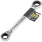 JCB Klucz OCZKOWY dwustronny z GRZECHOTKĄ 14x17mm Cr-V 12-KĄTNY
