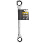 JCB Klucz OCZKOWY dwustronny z GRZECHOTKĄ 12x14mm Cr-V 12-KĄTNY
