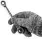 JCB Klucz OCZKOWY dwustronny z GRZECHOTKĄ 10x12mm Cr-V 12-KĄTNY