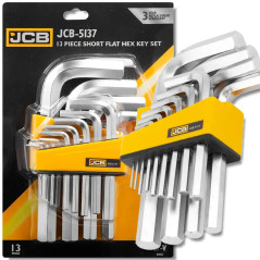 JCB Zestaw KLUCZY IMBUS 13 ELEMENTÓW 2-19mm typu L Cr-V HEX