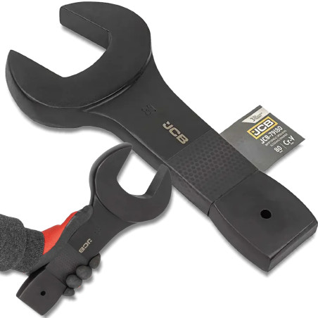 JCB Klucz PŁASKI do PODBIJANIA 80mm stal Cr-Mo MOCNY solidny