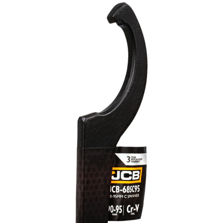 JCB Klucz HAKOWY udarowy PROMIENIOWY 90-95mm Cr-Mo