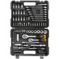 JCB Zestaw NARZĘDZI 82 elementy 1/4" i 3/8" 6-kątnych 4-22mm STAL CRV