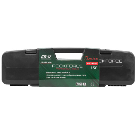 Klucz dynamometryczny 1/2" 20-120 Nm Dwustronny z blokadą CRV Rockforce