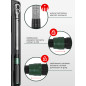ROCKFORCE Dwustronny KLUCZ dynamometryczny 1/2" 20-120Nm + ETUI CrV BLOKADA