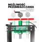 ROCKFORCE Prasa HYDRAULICZNA warsztatowa 20 TON + PRYZMY pompa z MANOMETREM