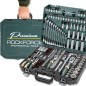 ROCKFORCE Zestaw narzędzi Premium Xi-on 216 elementów 3/8" 1/2" 4-32 mm