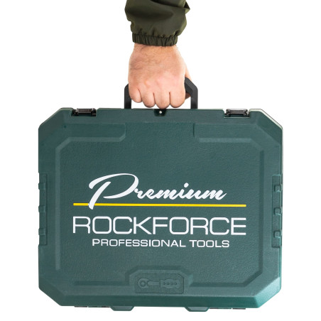 ROCKFORCE Zestaw narzędzi Premium Xi-on 216 elementów 3/8" 1/2" 4-32 mm