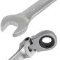 FORCEKRAFT Zestaw KLUCZY płasko-oczkowych z GRZECHOTKĄ 13 ELEMENTÓW 8-32mm