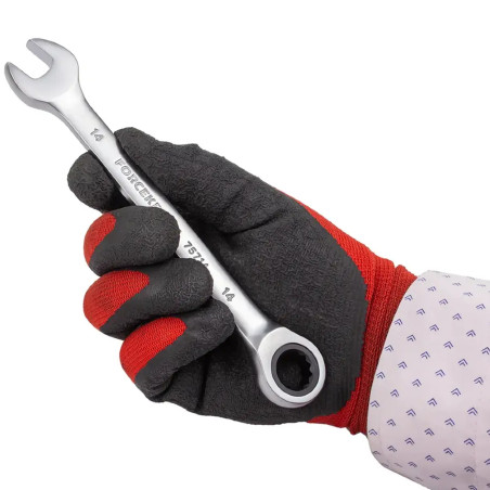FORCEKRAFT Zestaw KLUCZY płasko-oczkowych z GRZECHOTKĄ 22 ELEMENTY 6-32mm