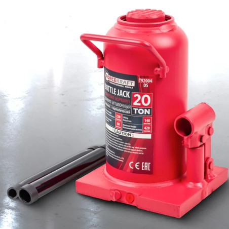 FORCEKRAFT Podnośnik HYDRAULICZNY słupkowy 20 TON lewarek BUTELKOWY