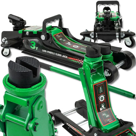 ROCKFORCE Podnośnik hydrauliczny 3 TONY typu Żaba NISKOPROFILOWY