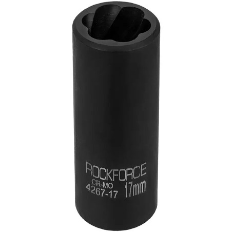 ROCKFORCE Nasadka UDAROWA 1/2" DWUSTRONNA 17mm DO USZKODZONYCH nakrętek