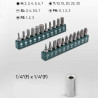 ROCKFORCE Zestaw NARZĘDZI 74 ELEMENTY 6-kątnych 1/4" 1/2" stal CRV komplet