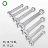 ROCKFORCE Zestaw NARZĘDZI 74 ELEMENTY 6-kątnych 1/4" 1/2" stal CRV komplet