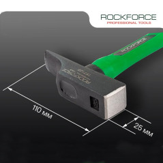 ROCKFORCE Młotek ŚLUSARSKI budowlany ERGONOMICZNY prostowanie BLACHY 290g