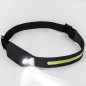 ROCKFORCE Latarka CZOŁOWA akumulatorowa 2w1 LED z czujnikiem RUCHU USB-C ROCKFORCE Latarka CZOŁOWA akumulatorowa 2w1 LED z czujnikiem RUCHU USB-C