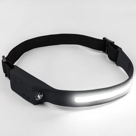 ROCKFORCE Latarka CZOŁOWA akumulatorowa 2w1 LED z czujnikiem RUCHU USB-C