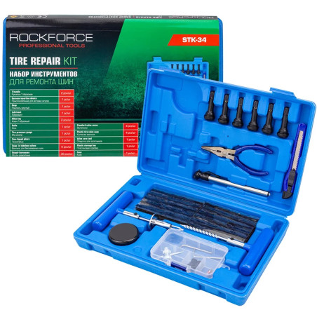 ROCKFORCE Zestaw NAPRAWCZY do OPON 44 ELEMENTY komplet