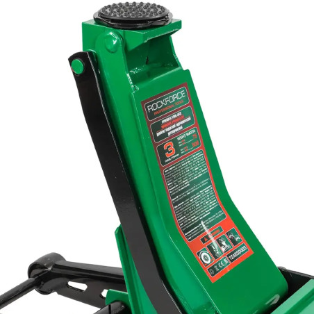 ROCKFORCE Podnośnik hydrauliczny 3 TONY typu Żaba NISKOPROFILOWY 2 TŁOKI