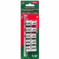 ROCKFORCE Zestaw NASADEK 1/2" profil E komplet 5 ELEMENTÓW stal Cr-V listwa