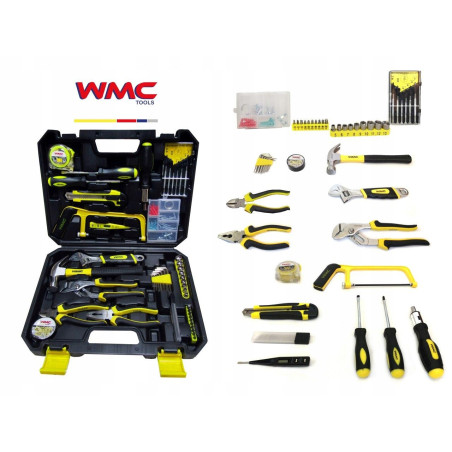 OUTLET WMC Zestaw narzędzi klucze wkrętaki bity walizka 100el