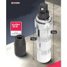 FORCEKRAFT Wkrętak UDAROWY 1/2" z ZESTAWEM bitów i ADAPTEREM 8 ELEMENTÓW