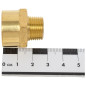 ROCKFORCE Łącznik gwintowy M3/8 x F1/2" stal CR-V