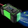 ROCKFORCE Prostownik ŁADOWARKA do AKUMULATORA samochodowego LCD 12V 6A