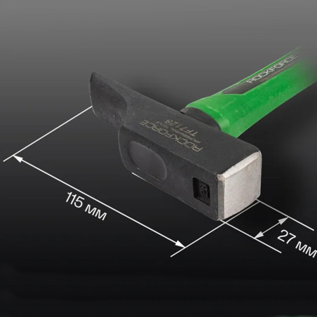 ROCKFORCE Młotek ŚLUSARSKI budowlany ERGONOMICZNY prostowanie BLACHY 480g