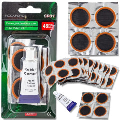 ROCKFORCE Zestaw ŁATEK do OPON komplet 48 ELEMENTÓW
