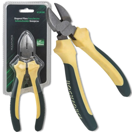 ROCKFORCE Szczypce TNĄCE uniwersalne boczne KOMBINERKI 8" 200mm