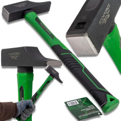 ROCKFORCE Młotek ŚLUSARSKI budowlany ERGONOMICZNY prostowanie BLACHY 520g