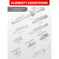 FORCEKRAFT Zestaw narzędzi 222 ELEMENTY stal CrV DUŻY komplet 1/4" 3/8" 1/2" FORCEKRAFT Zestaw narzędzi 222 ELEMENTY stal CrV DUŻY komplet 1/4" 3/8" 1/2"