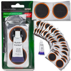 ROCKFORCE Zestaw ŁATEK do OPON komplet 36 ELEMENTÓW 43mm
