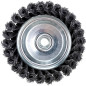 ROCKFORCE Szczotka DOCZOŁOWA do SZLIFIEREK 125mm MHD M14 drut STALOWY