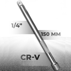 ROCKFORCE Przedłużka 150mm 1/4" stal Cr-V