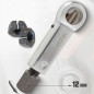 ROCKFORCE Przecinak do NAKRĘTEK 3-12 mm stal CrV ostrze CrMo ROCKFORCE Przecinak do NAKRĘTEK 3-12 mm stal CrV ostrze CrMo