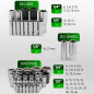 ROCKFORCE Zestaw NARZĘDZI 125 + 6 ELEMENTÓW komplet PREMIUM Cr-Mo CrV ROCKFORCE Zestaw NARZĘDZI 125 + 6 ELEMENTÓW komplet PREMIUM Cr-Mo CrV