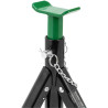 ROCKFORCE Kobyłki PODSTAWKI podpory SAMOCHODOWE składane 2 TONY Zestaw 278-366mm