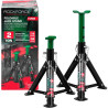 ROCKFORCE Kobyłki PODSTAWKI podpory SAMOCHODOWE składane 2 TONY Zestaw 278-366mm