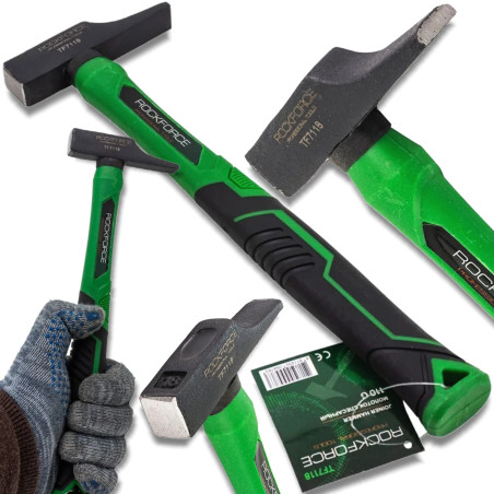 ROCKFORCE Młotek ŚLUSARSKI budowlany ERGONOMICZNY prostowanie BLACHY 110g