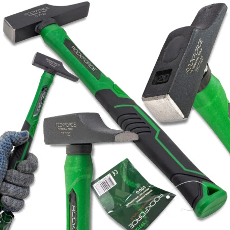 ROCKFORCE Młotek ŚLUSARSKI budowlany ERGONOMICZNY prostowanie BLACHY 200g